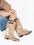 Trendy gumáky LMG-01C dámské hnědé - Sweet Shoes 39