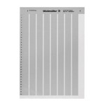 Weidmüller 1724140001 LM MT300 15X4,63 SI tiskárna pro popisovací systém Druh montáže: nalepení Potisknutelná plocha: 15 x 463 mm stříbrná Počet markerů: 6270