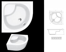 HOPA - Sprchový kout TOLEDO PLUS - Barva rámu - Chrom/Leštěný hliník (ALU), Rozměr A - 90, Rozměr B - 90, Rozměr C - 188, Směr zavírání - Univerzální Levé / Pravé, Výplň - Čiré bezpečnostní sklo - 5 / 6 mm OLBTOL90CCPLUS