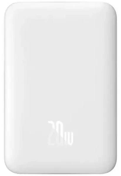 Baseus Magnetic Mini Air 10000mAh 20W bílá / Powerbanka / 1x USB-C / Magsafe (P10059001223-00)