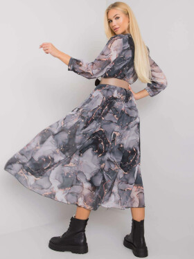 Šaty LC SK 22K 3062 4.17P šedá černá M