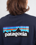 Tričko Patagonia M's L/S P-6 Logo Responsibili-Tee® New Navy