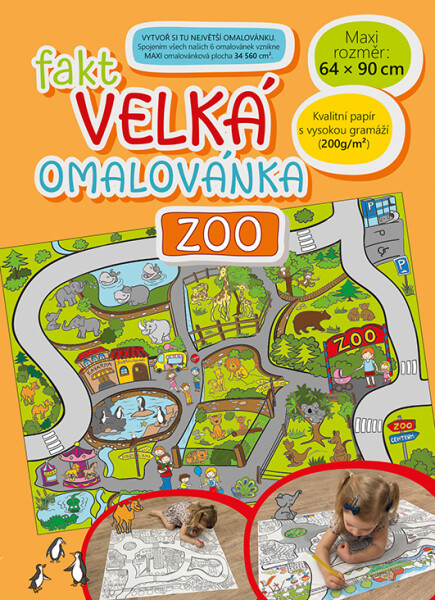 Fakt velká omalovánka ZOO