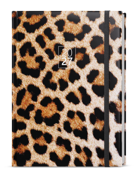 Týdenní diář 2027 Baloušek Oskar Lamino A5 Leopard