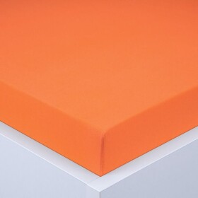 Napínací prostěradlo jersey EXCLUSIVE oranžové 90 x 200 cm