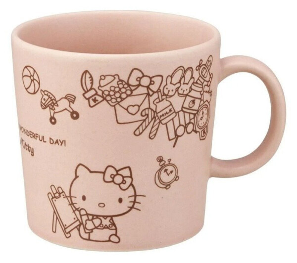 Hrnek – růžová sakura – Hello Kitty