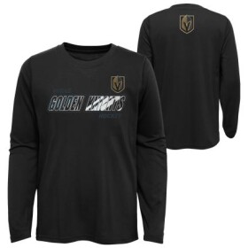 Outerstuff Dětské tričko Vegas Golden Knights Rink Reimagined LS Ultra dlouhý rukáv Velikost: Dětské M (10 - 12 let)