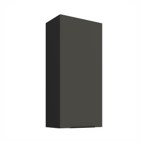 Horní skříňka Aria 50 G-108 1F Barva korpusu: Černá, Barva dvířek: GR - Graphite AFM