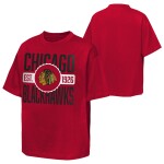 Outerstuff Dětské tričko Chicago Blackhawks NHL Shot Speed Short Sleeve Elevated Velikost: Dětské L (158 – 164)