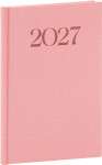 Týdenní diář 2027 Notique A5 Biella růžový
