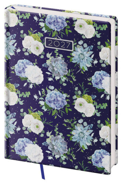 Diář 2027 denní A5 Vario Lyra - Floral