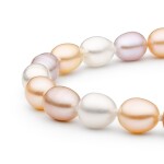 Perlový náramek Jenny - sladkovodní perla, stříbro 925/1000, 18 cm