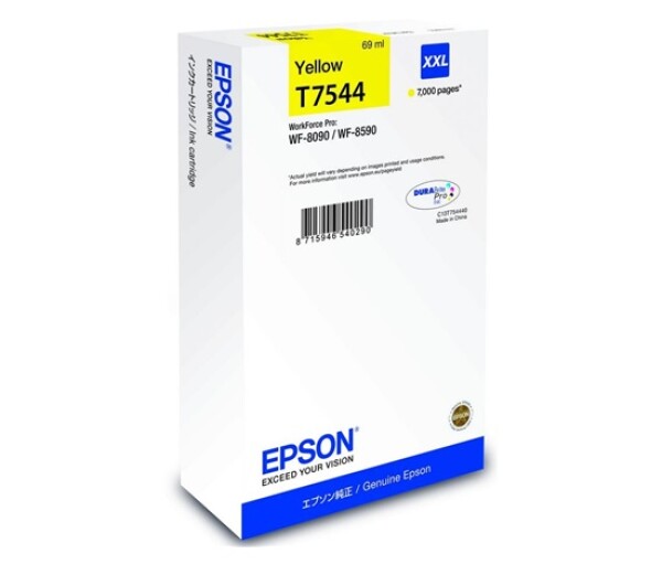 EPSON Ink bar WF-8090 / WF-8590 Ink Cartridge XXL Yellow - 7000str. (69 ml) EDF_1188302