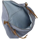 Trendy dámská textilní ledvinka Lena, modrá