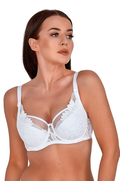 Polovyztužená dámská podprsenka semi soft Gaia BSM 1134 Keto Maxi bílá 90I