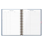 Busy B Nedatovaný zápisník pro učitele Graphic, modrá barva, multi barva, papír