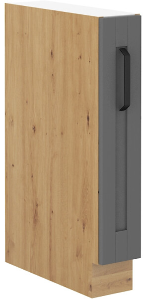 Spodní skříňka Luna 15 D CARGO BB Barva korpusu: Dub artisan, Barva dvířek: Dust Grey