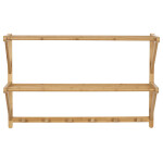 Věšák, bambus, přírodní, DR-B005 NAT