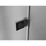 MEXEN/S - Lunar-B sprchové dveře křídlové pravé 120, transparent, grafit kartáčovaná 832S-120-050-66-00-P