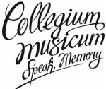 Speak, Memory (CD &amp; DVD) - Musicum Collegium