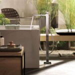 HANSGROHE - Metropol Páková vanová baterie na podlahu, chrom 32532000