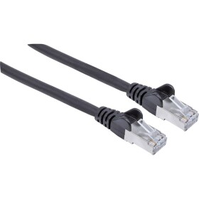 Intellinet 736855 RJ45 síťové kabely, propojovací kabely CAT 6A S/FTP 10.00 m černá fóliové stínění, stínění pletivem, bez halogenů 1 ks
