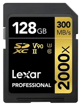 Lexar Professional 2000x 128GB / Paměťová karta SDXC / UHS-II / U3 / Class 10 (LSD2000128G-BNNNG)