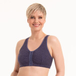 Hazel chirurgická podprsenka zapínání vpředu 5765X steel grey - Anita Care 482 steel grey ME/F