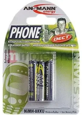 Ansmann maxE AAA 800 mAh (3 ks) / Akumulátor / NiMH / pro DECT telefony (5030142)