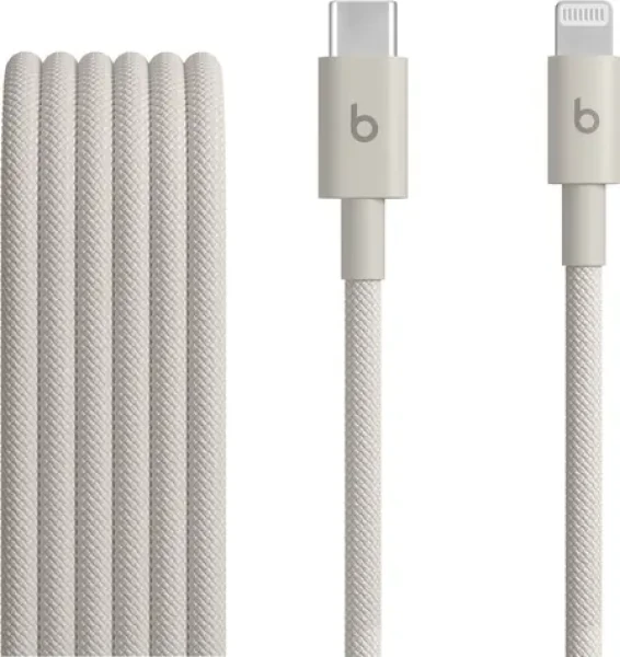 Beats kabel USB-C (M) - Lightning (M) 1.5m šedá / opletený (MDGL4EE/A)
