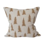 Fine Little Day Povlak na polštář Gran Nature Mustard 50 x 50 cm, béžová barva, hnědá barva, textil