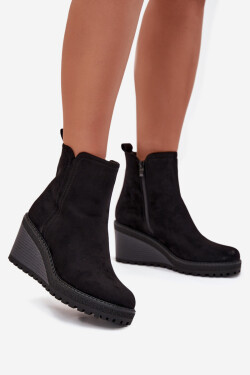 Boty na klínovém podpatku model 216847 Step in style 40