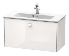 DURAVIT - Brioso Umyvadlová skříňka Compact, 44x82x39 cm, 1 zásuvka, lesklá bílá BR401102222