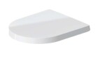 DURAVIT - ME by Starck Závěsné WC se sedátkem SoftClose, Rimless, DuraShield, bílá 453009AAA1