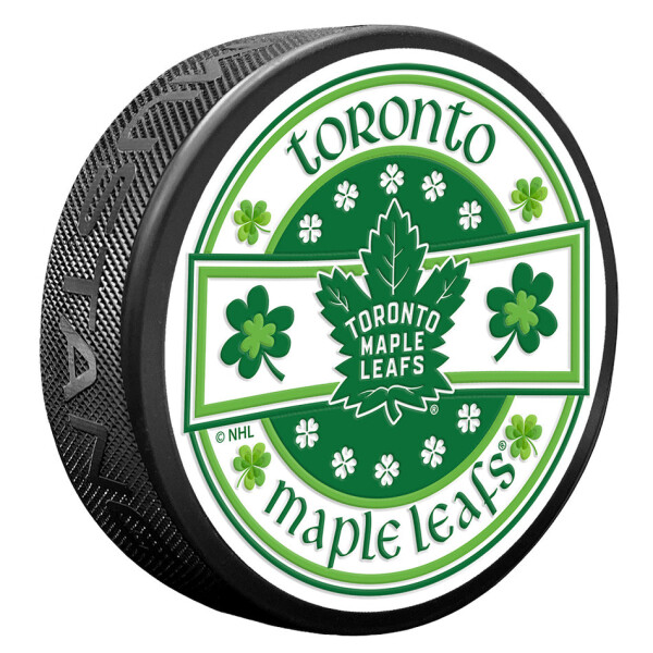Mustang Puk Toronto Maple Leafs NHL Lucky St. Patricks Day Puck