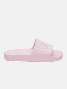 Under Armour UA W ARMR SLIDE LITE-PNK Dámské pantofle růžové 40,5 6007533-647-9