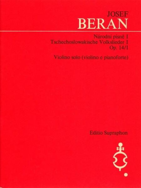 Národní písně op. 14/I - Josef Beran