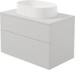 DEANTE - Prizma cashmere koupelnová skříňka, s granitovým umyvadlem - 55x35 cm; SDKB8SAU6S