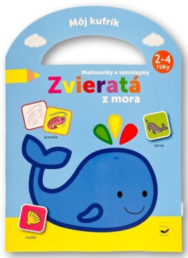 Môj kufrík Zvieratá mora Maľovánky samolepky