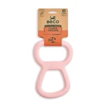 BeCoThings Beco Tough Tugger růžová 22cm / Hračka pro psy (BG-756360)