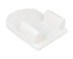 KikkaBoo Polohovací podložka z paměťové pěny klínová Airknit White / od 0 měsíců (31106010134KB)