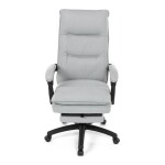 Kancelářské křeslo, synchronní mechanismus, stříbrná látka, KA-Y350 SIL