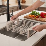 REA - Sada dřezových doplňků 3-dílná Beige KPL-09975