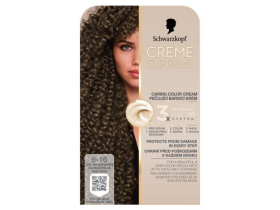 Schwarzkopf Creme Supreme Pečující barvicí krém 6-16 chladná popelavě tmavá blond