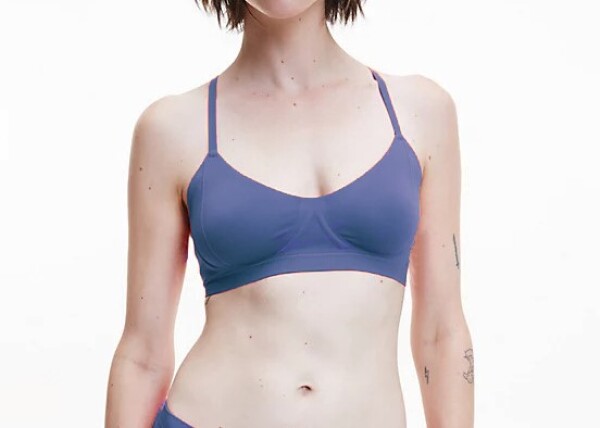 Dámská podprsenka Calvin Klein QF6610E modrá