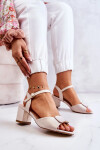 Sandály na podpatku model 212717 Step in style 36