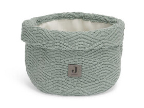 Jollein Košík pletený River Knit Ash Green