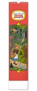 Kalendář 2026 nástěnný: Josef Lada, 12 x 48 cm
