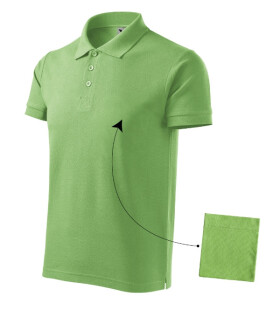 Cotton polokošile pánská trávově zelená 2XL