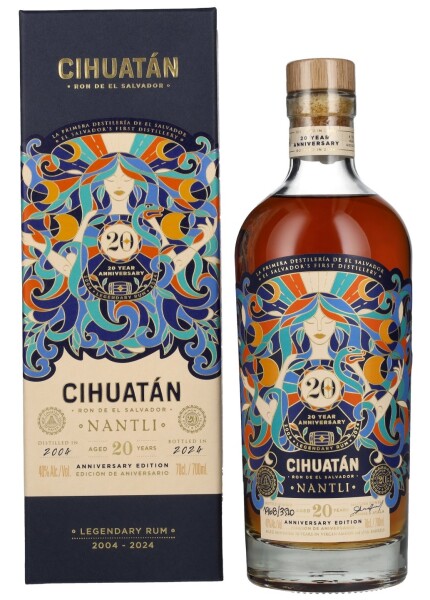 Cihuatán Nantli 20y 40% 0,7 l (karton)